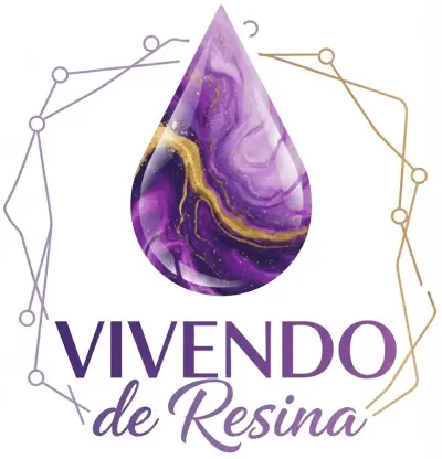 Vivendo de Resina Logo